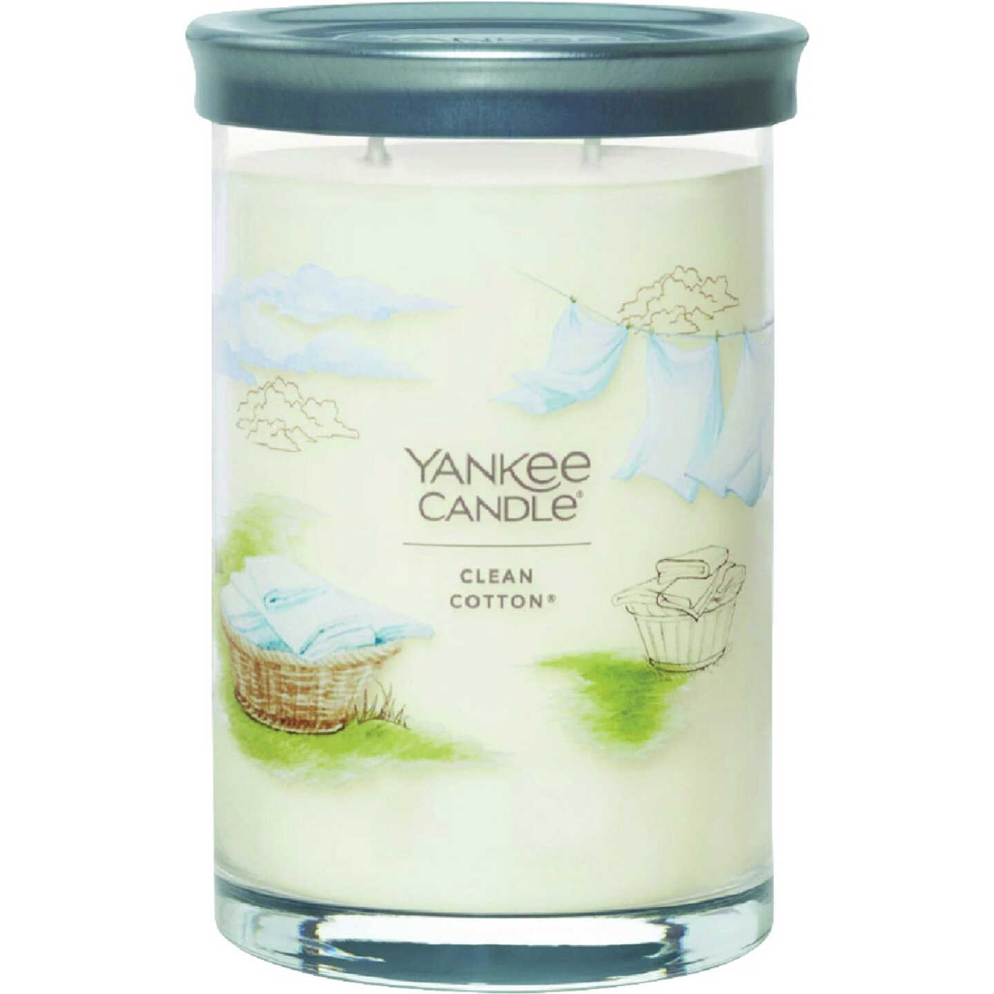 Yankee Candle 13 Oz. Clean Cotton Medium Jar Candle - Foley Hardware