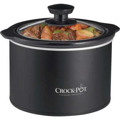 NEW Crockpot CPSCVM40-BP 4-Quart Classic Oval Manual Slow Cooker Black