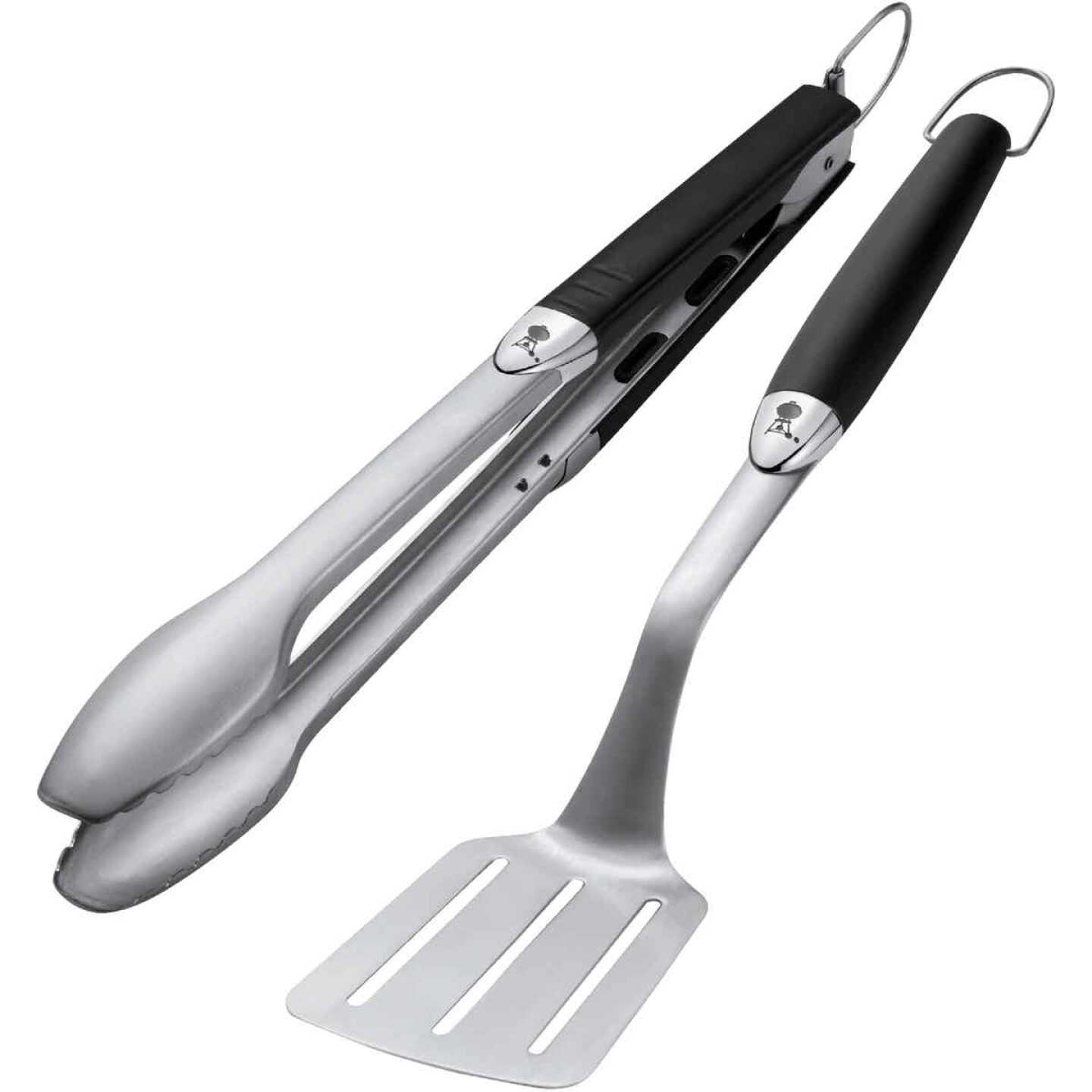 Weber Soft Touch Stainless Steel 2-Piece Barbeque Tool Set - Foley